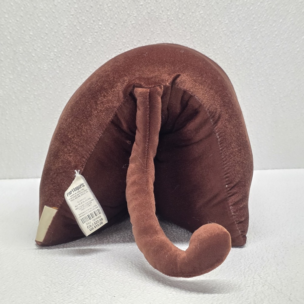Pier 1 Imports Pillow Pet Brown Monkey Velour Plush Pillow - Picture 12 of 16